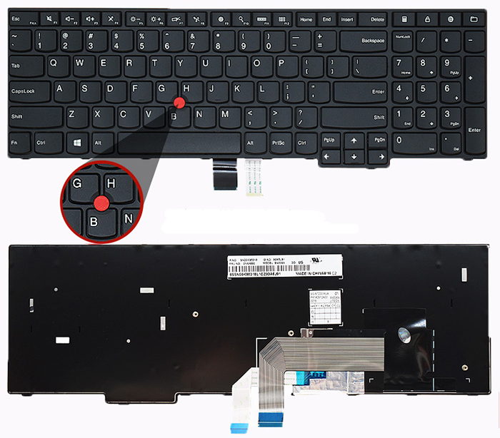 Kompatibel tastatur til LENOVO ThinkPad-E560C-Series Kompatibel tastatur LENOVO til ThinkPad-E560C-Series