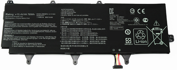 Kompatibel Bærbar PC batteri til ASUS ROG-ZEPHYRUS-S-GX701GX-Series Kompatibel Bærbar PC batteri ASUS til ROG-ZEPHYRUS-S-GX701GX-Series