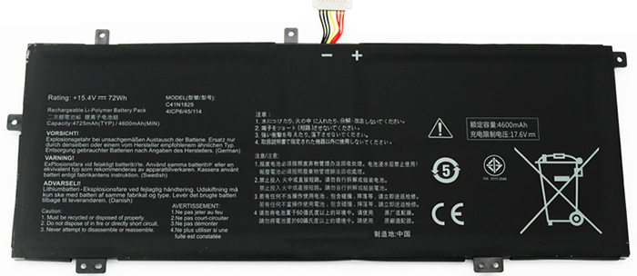 Kompatibel Bærbar PC batteri ASUS  til ADOL-14U 