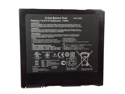 Kompatibel Bærbar PC batteri til ASUS a42-g55 Kompatibel Bærbar PC batteri ASUS til a42-g55
