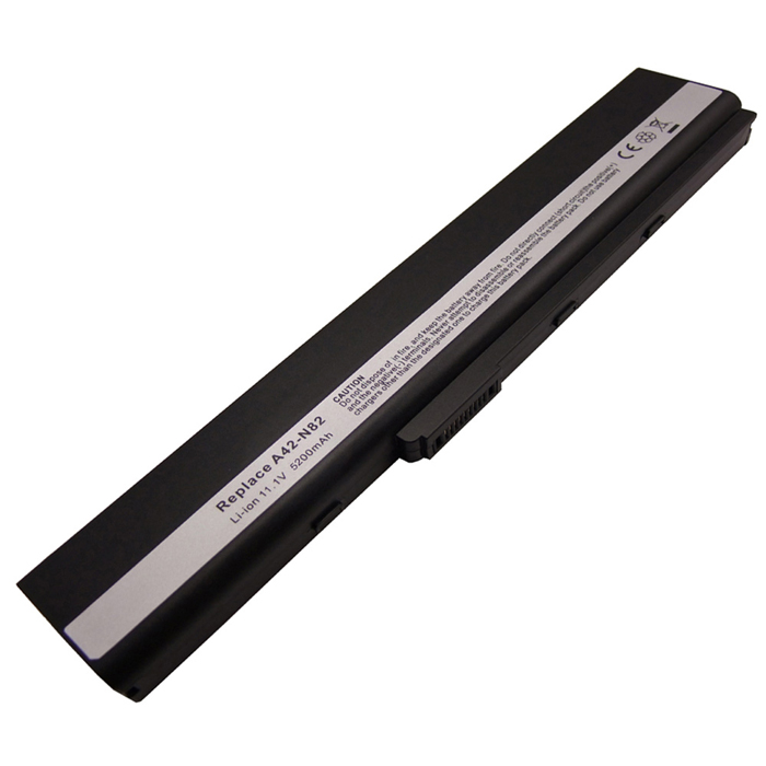 Kompatibel Bærbar PC batteri ASUS  til N82E 