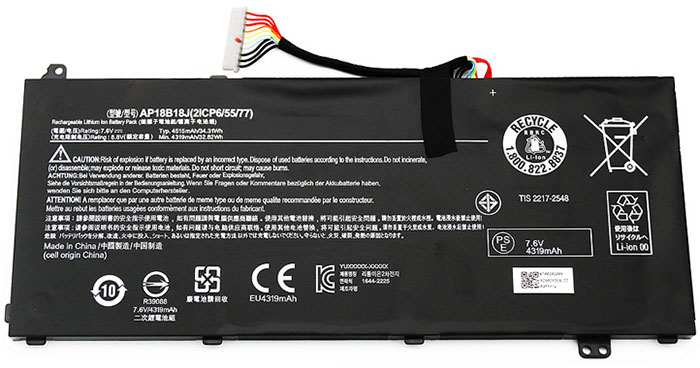 Kompatibel Bærbar PC batteri til ACER AP18B18J Kompatibel Bærbar PC batteri ACER til AP18B18J