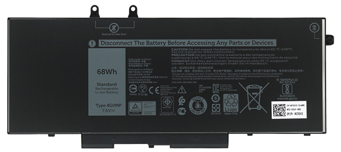 Kompatibel Bærbar PC batteri til Dell RF7WM Kompatibel Bærbar PC batteri Dell til RF7WM