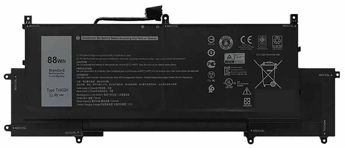Kompatibel Bærbar PC batteri til Dell Latitude-9510-2-in-1-Series Kompatibel Bærbar PC batteri Dell til Latitude-9510-2-in-1-Series