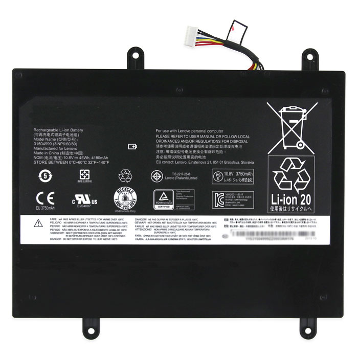 Kompatibel Bærbar PC batteri til LENOVO 3INP6/60/80 Kompatibel Bærbar PC batteri LENOVO til 3INP6/60/80