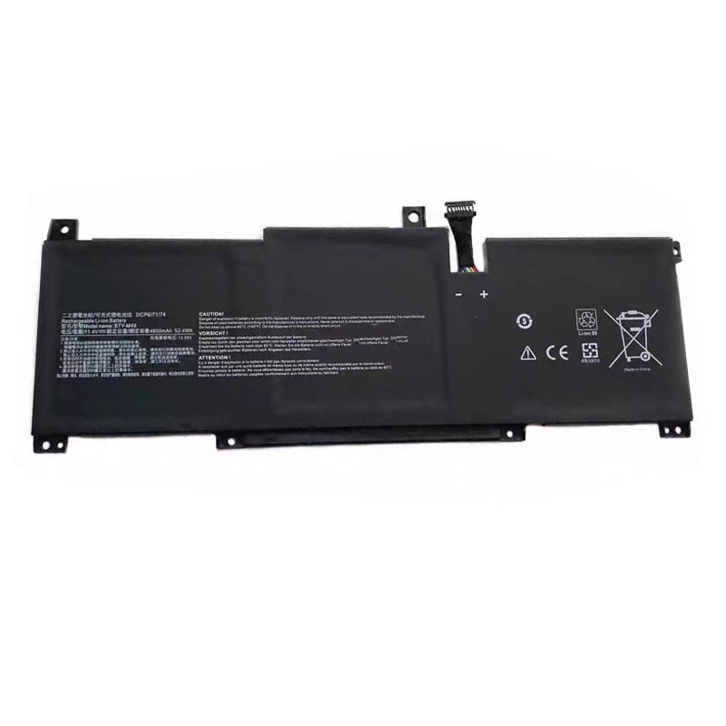 Kompatibel Bærbar PC batteri til MSI Prestige-14-A10RB-015CN Kompatibel Bærbar PC batteri MSI til Prestige-14-A10RB-015CN