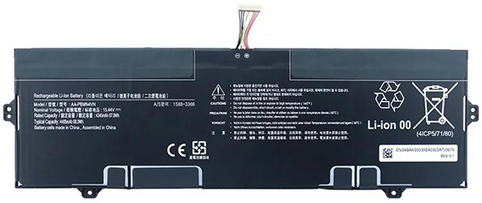 Kompatibel Bærbar PC batteri til SAMSUNG Galaxy-Book-Pro-360-15-NP950QDB Kompatibel Bærbar PC batteri SAMSUNG til Galaxy-Book-Pro-360-15-NP950QDB